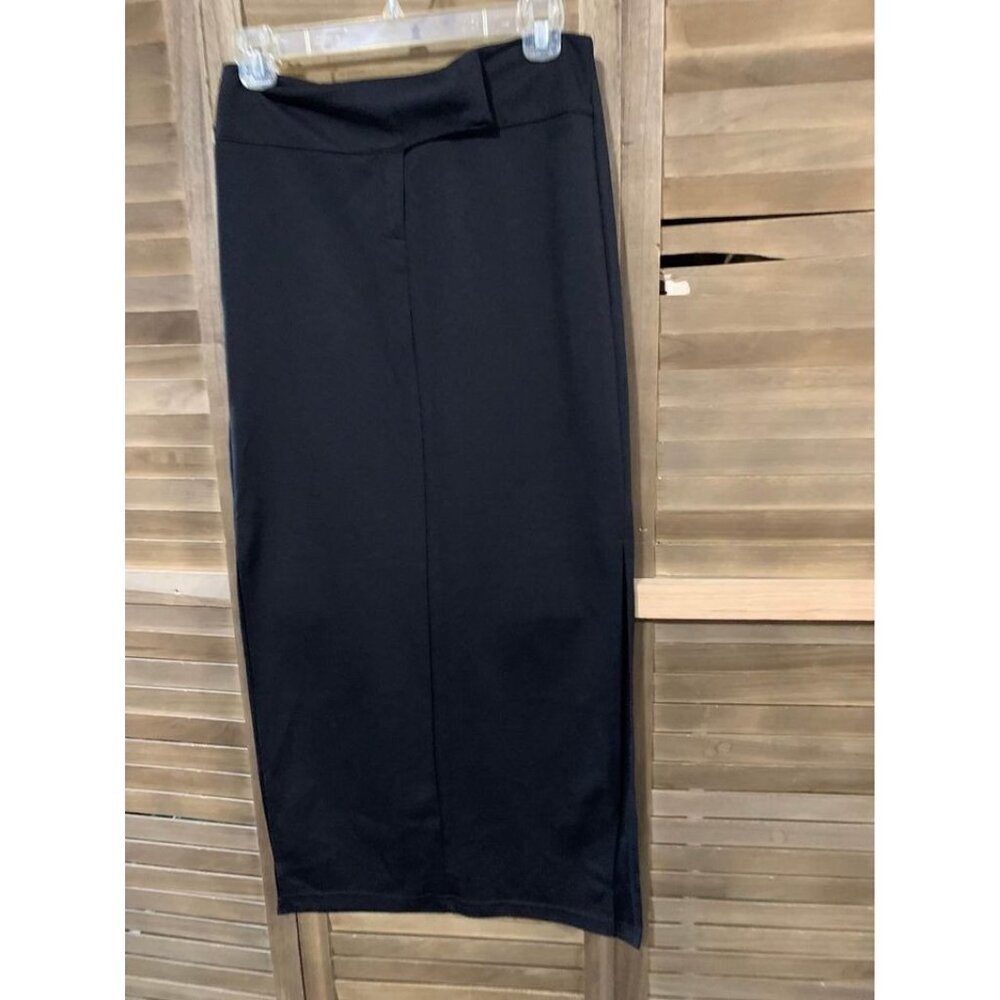 VTG Sunshine Apparel Maxi Skirt Business Formal Y2K Whimsigoth Black 5 Junior’s